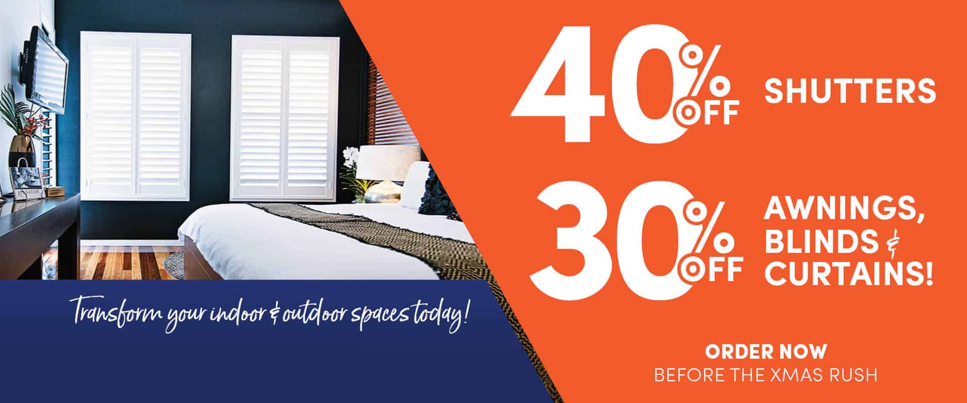 Shutters, Awnings & Blinds Factory Direct